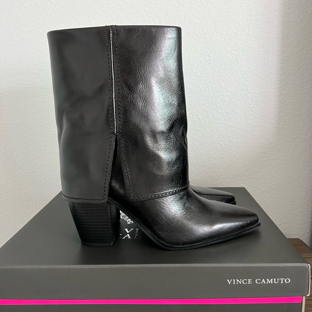 Vince Camuto Alolison Black Boot